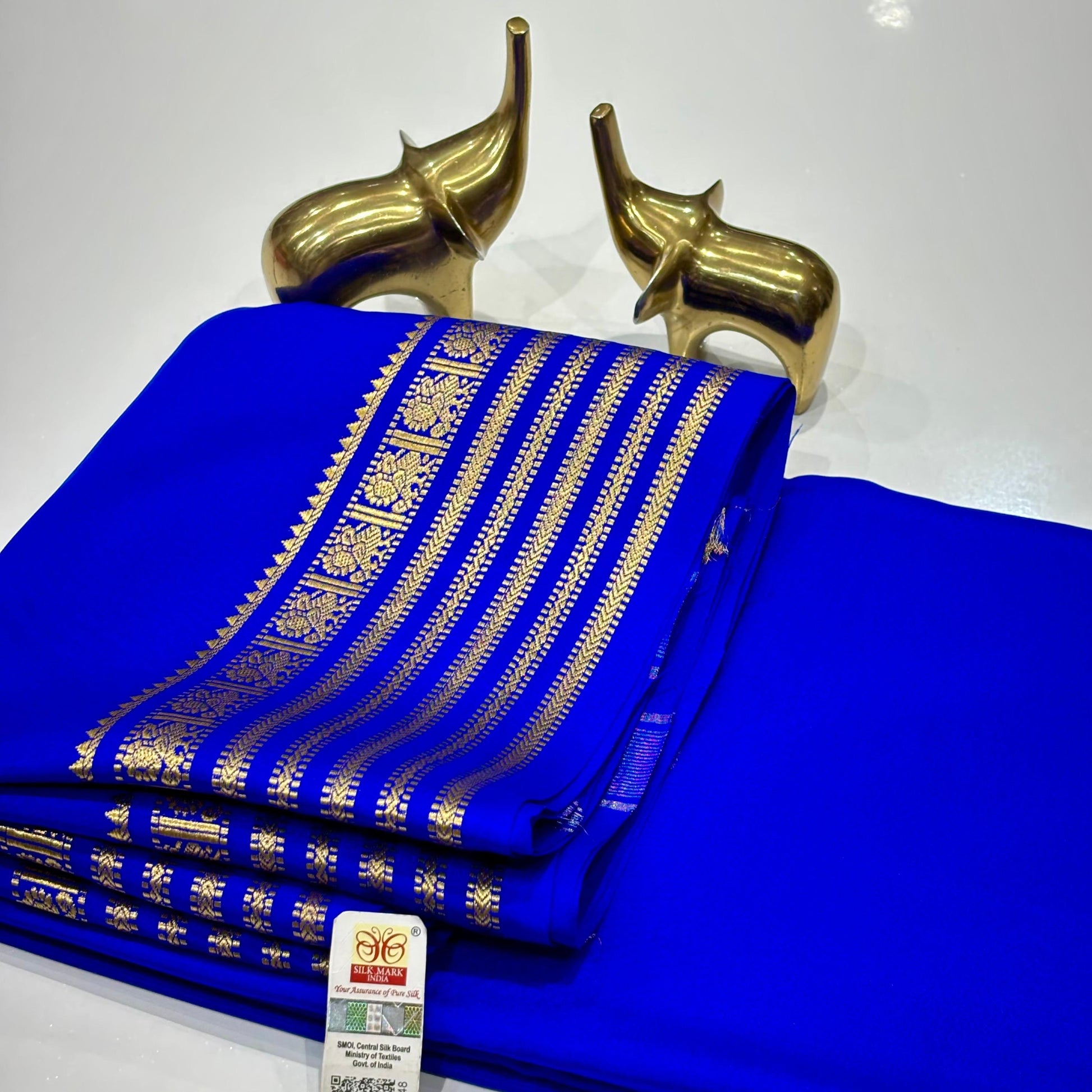 Pure Mysore Crepe Silk Saree