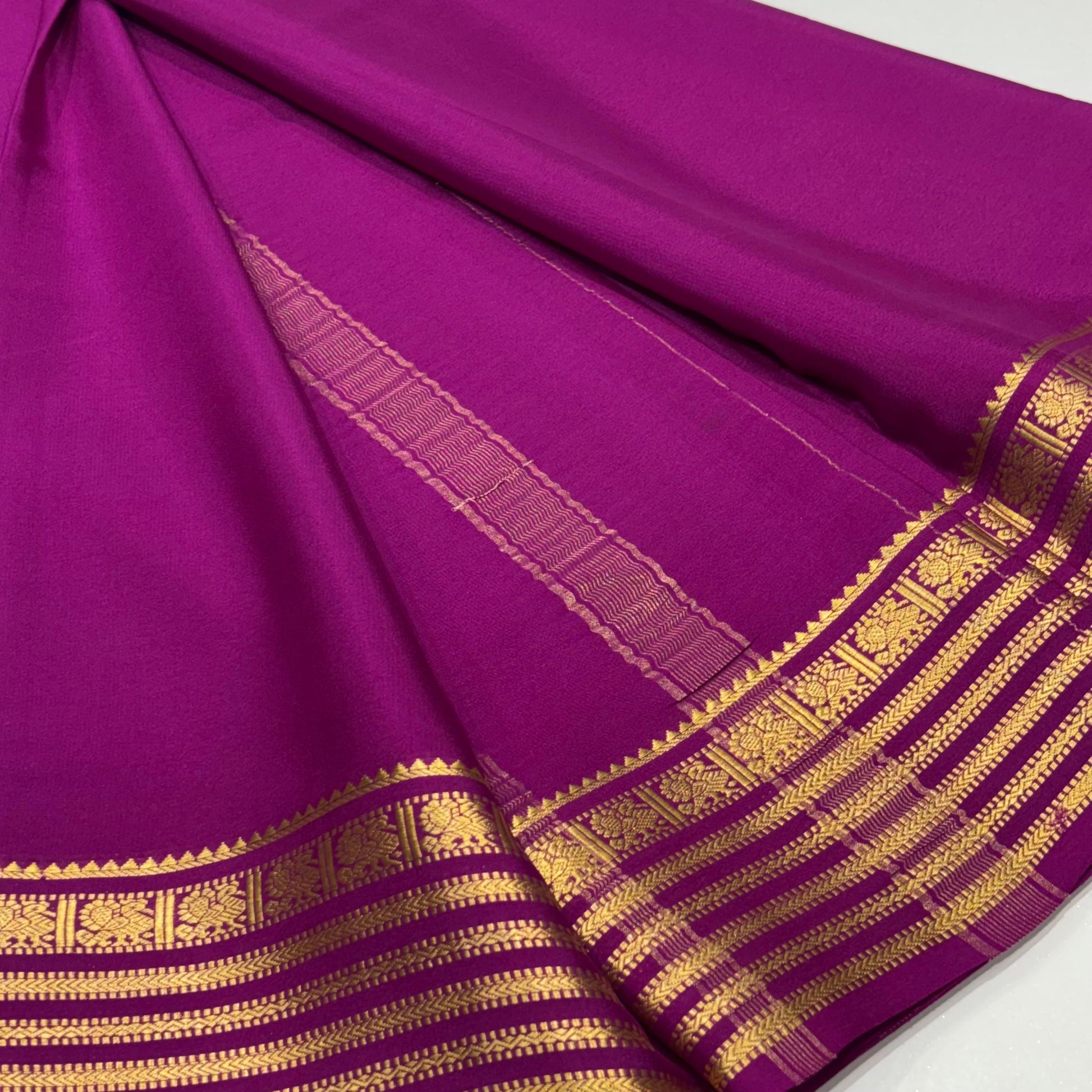 Pure Mysore Crepe Silk Saree