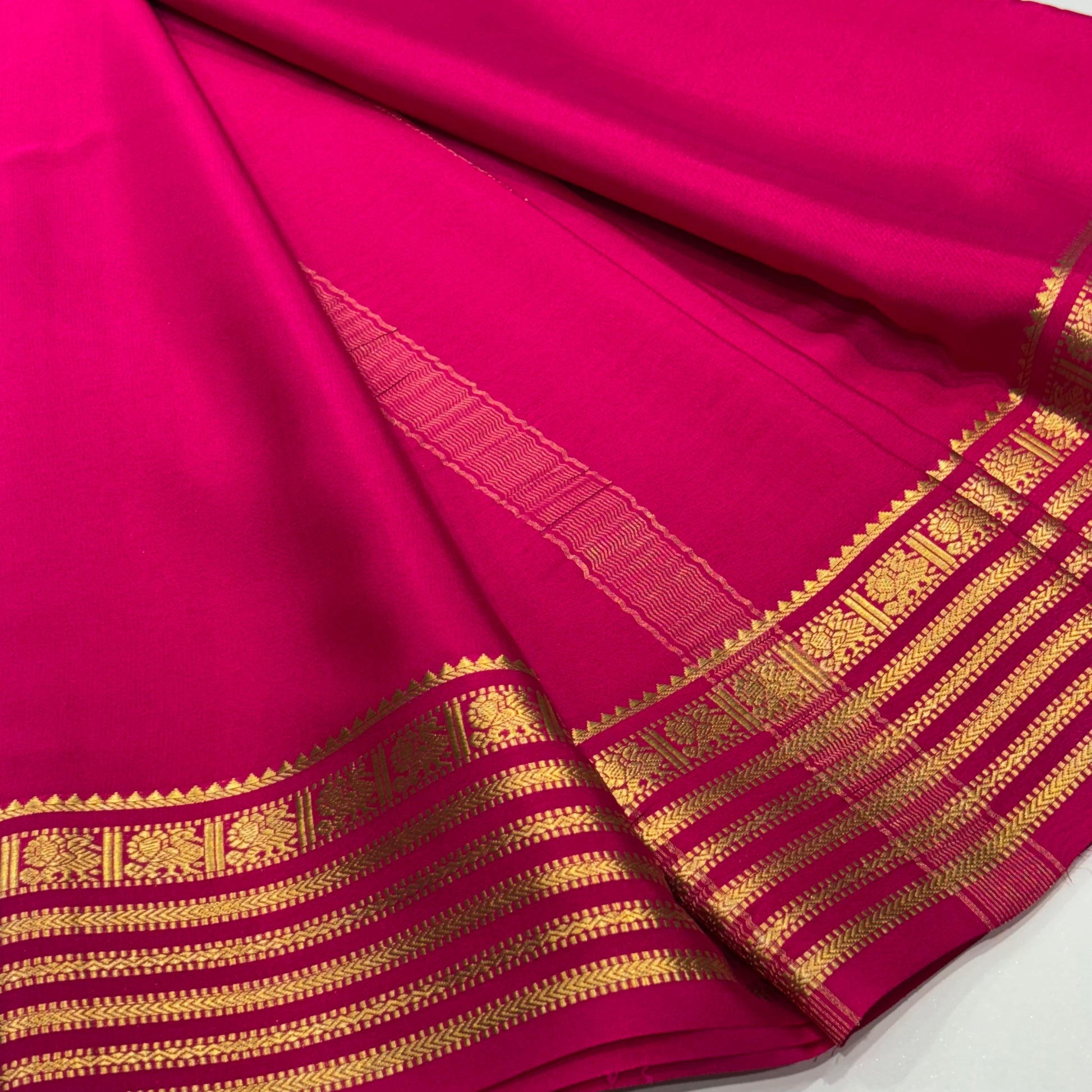 Pure Mysore Crepe Silk Saree