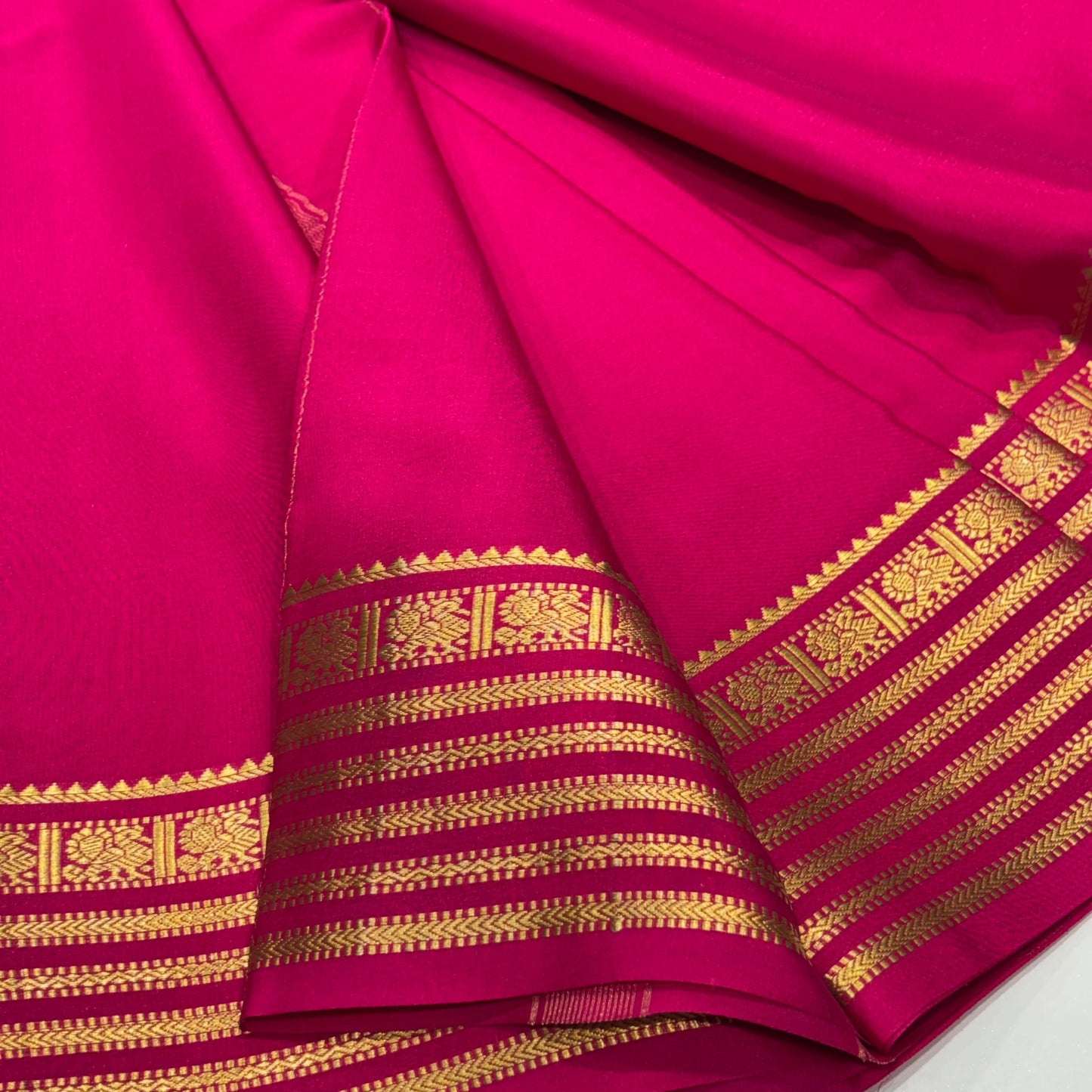 Pure Mysore Crepe Silk Saree