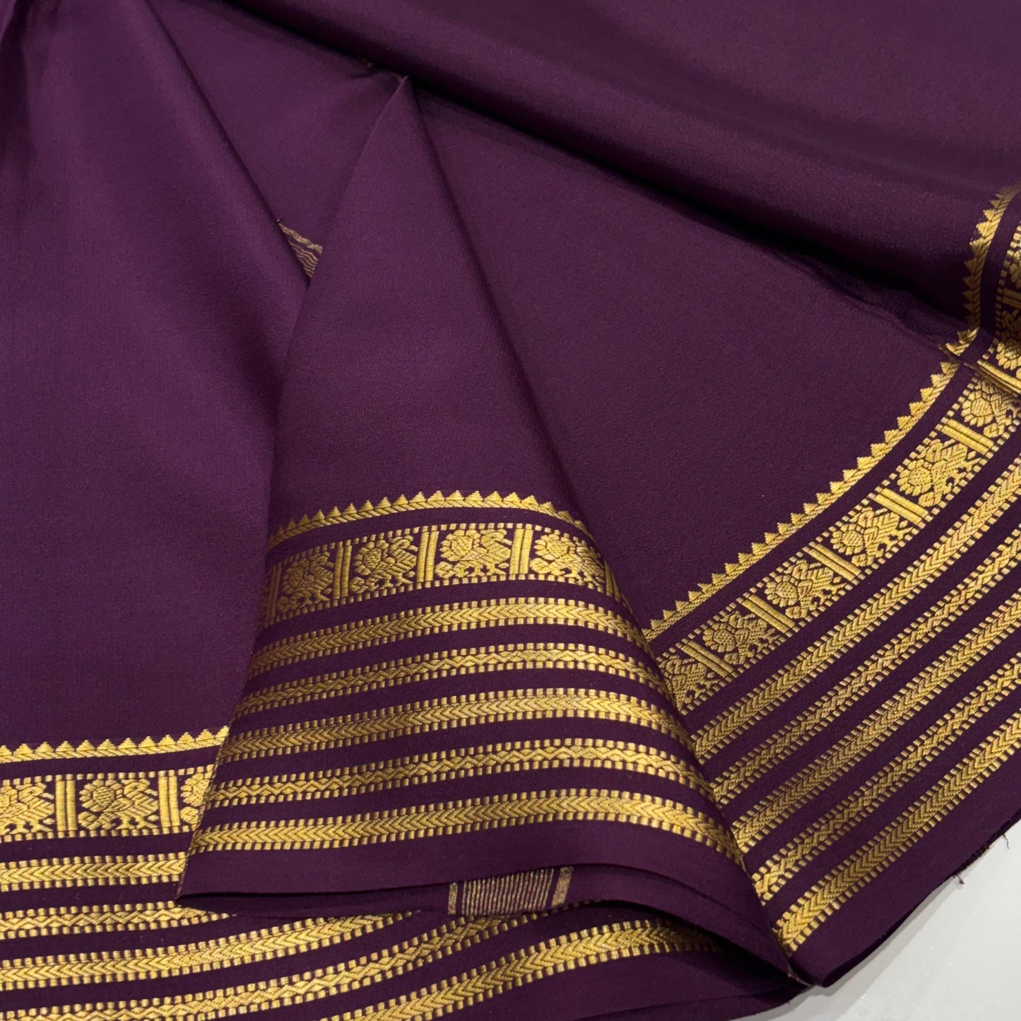 Pure Mysore Crepe Silk Saree