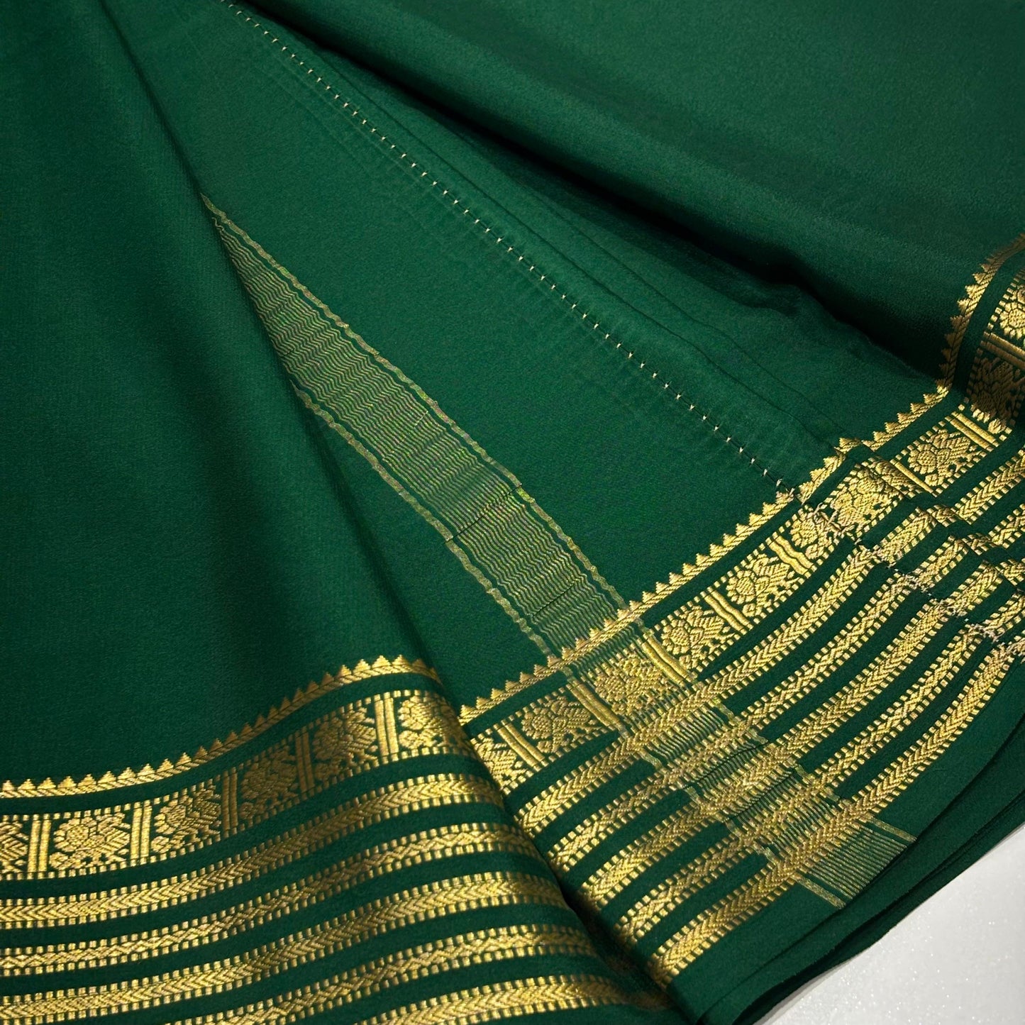 Pure Mysore Crepe Silk Saree