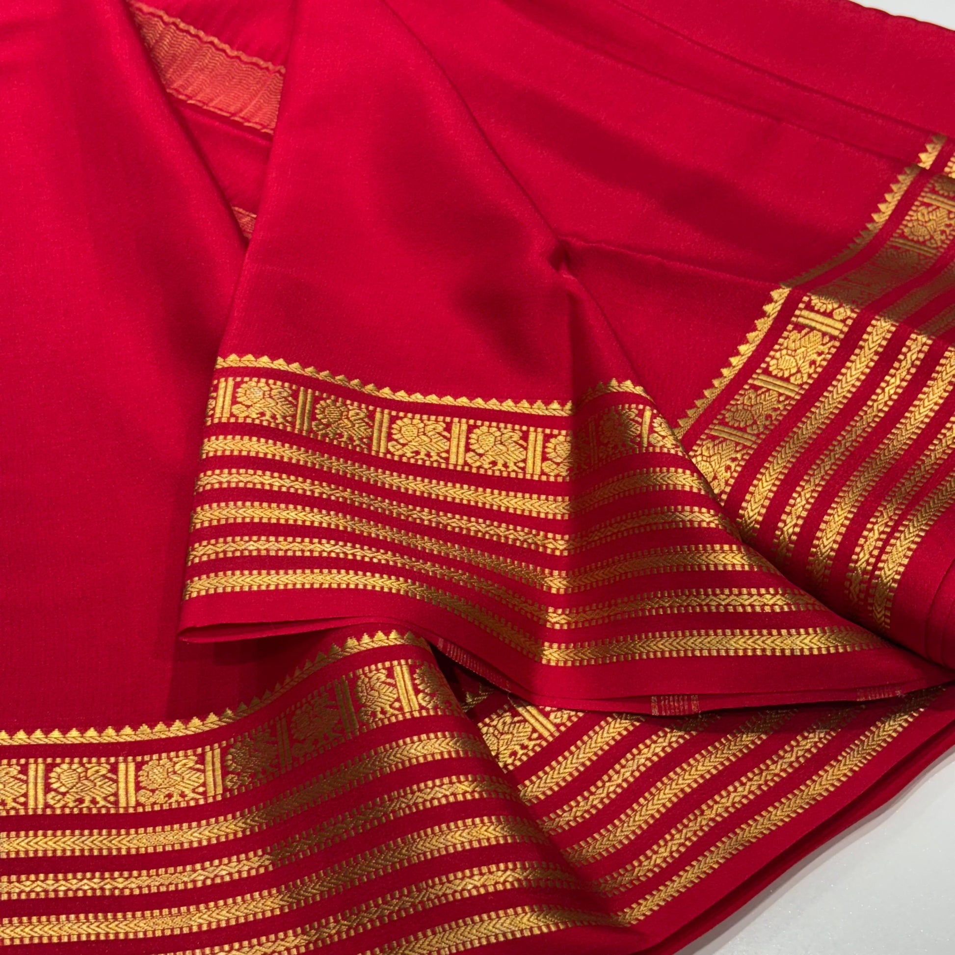 Pure Mysore Crepe Silk Saree