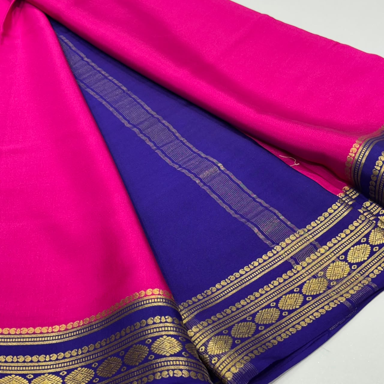 Pure Mysore Crepe Silk Saree
