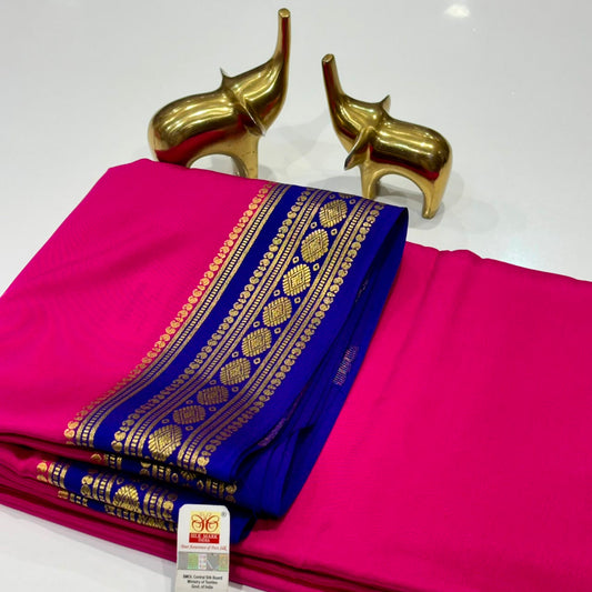 Pure Mysore Crepe Silk Saree