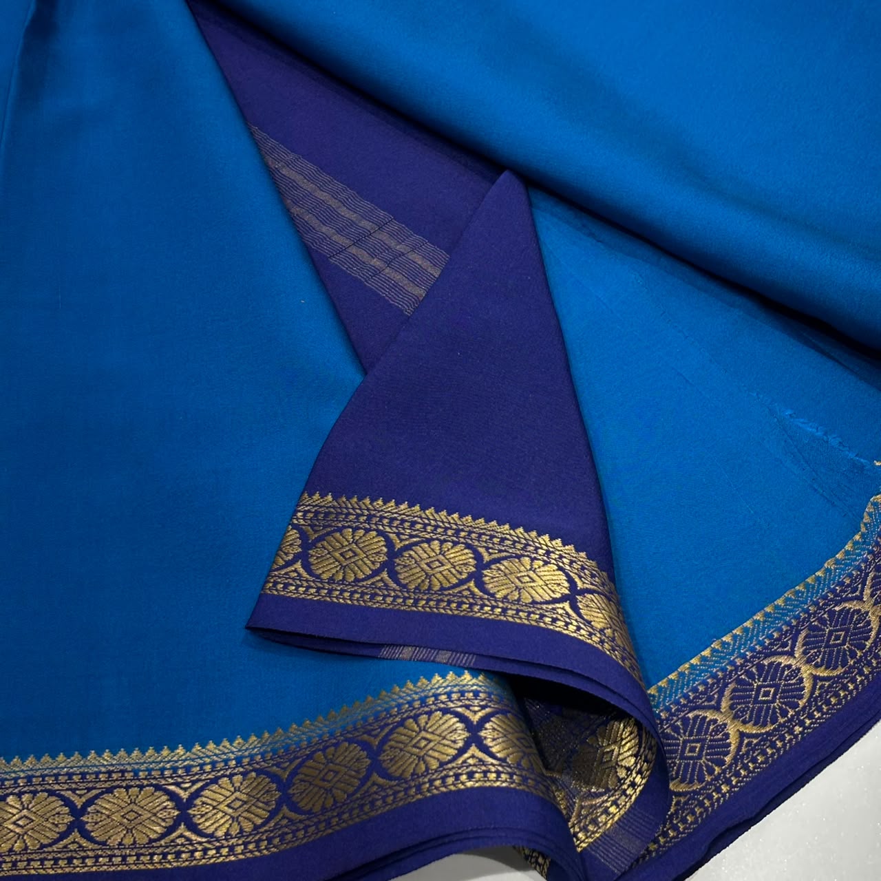 Pure Mysore Crepe Silk Saree