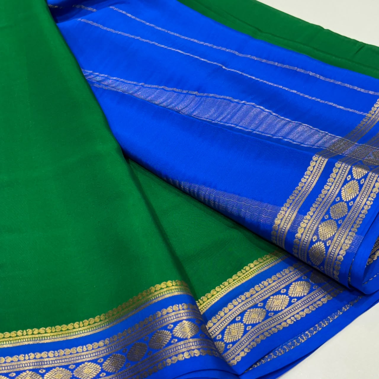 Pure Mysore Crepe Silk Saree