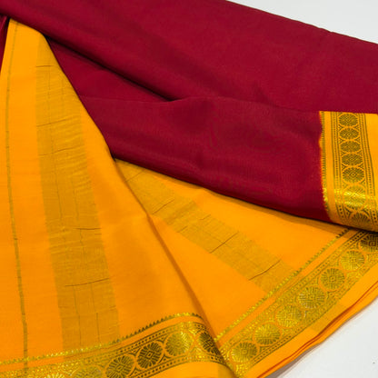 Pure Mysore Crepe Silk Saree