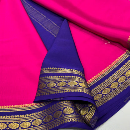 Pure Mysore Crepe Silk Saree