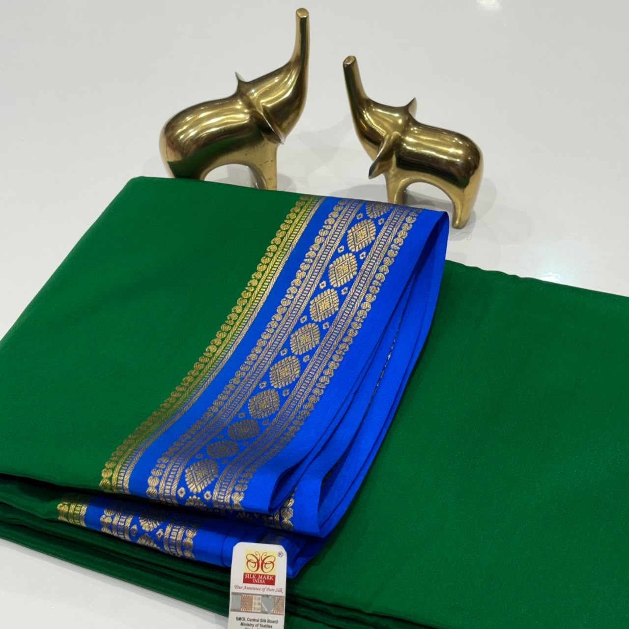 Pure Mysore Crepe Silk Saree