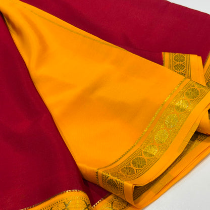 Pure Mysore Crepe Silk Saree
