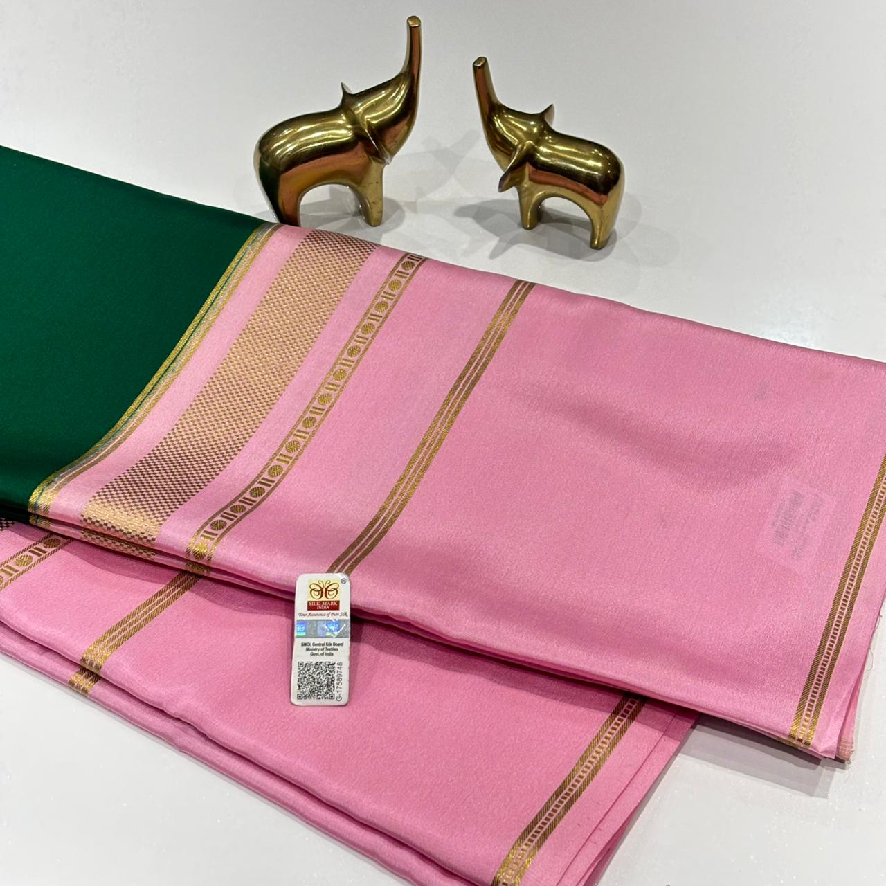 Pure Mysore Crepe Silk Saree