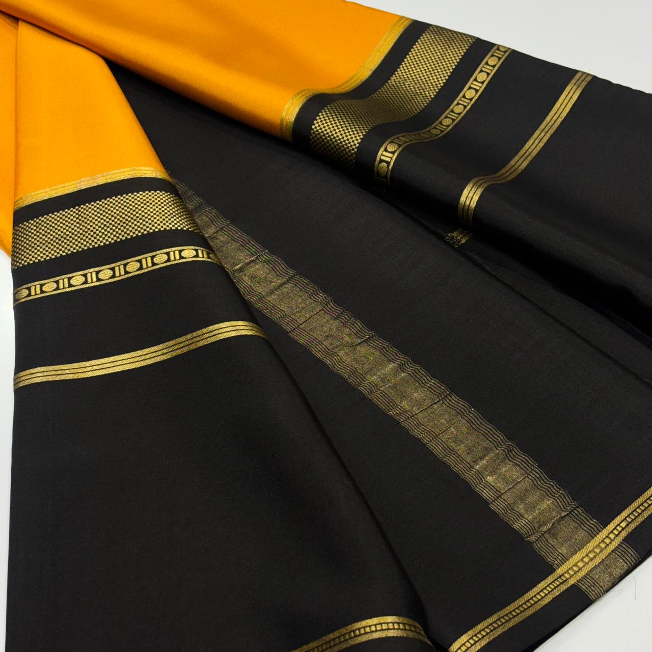 Pure Mysore Crepe Silk Saree