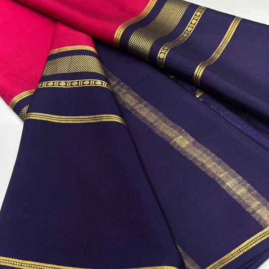Pure Mysore Crepe Silk Saree