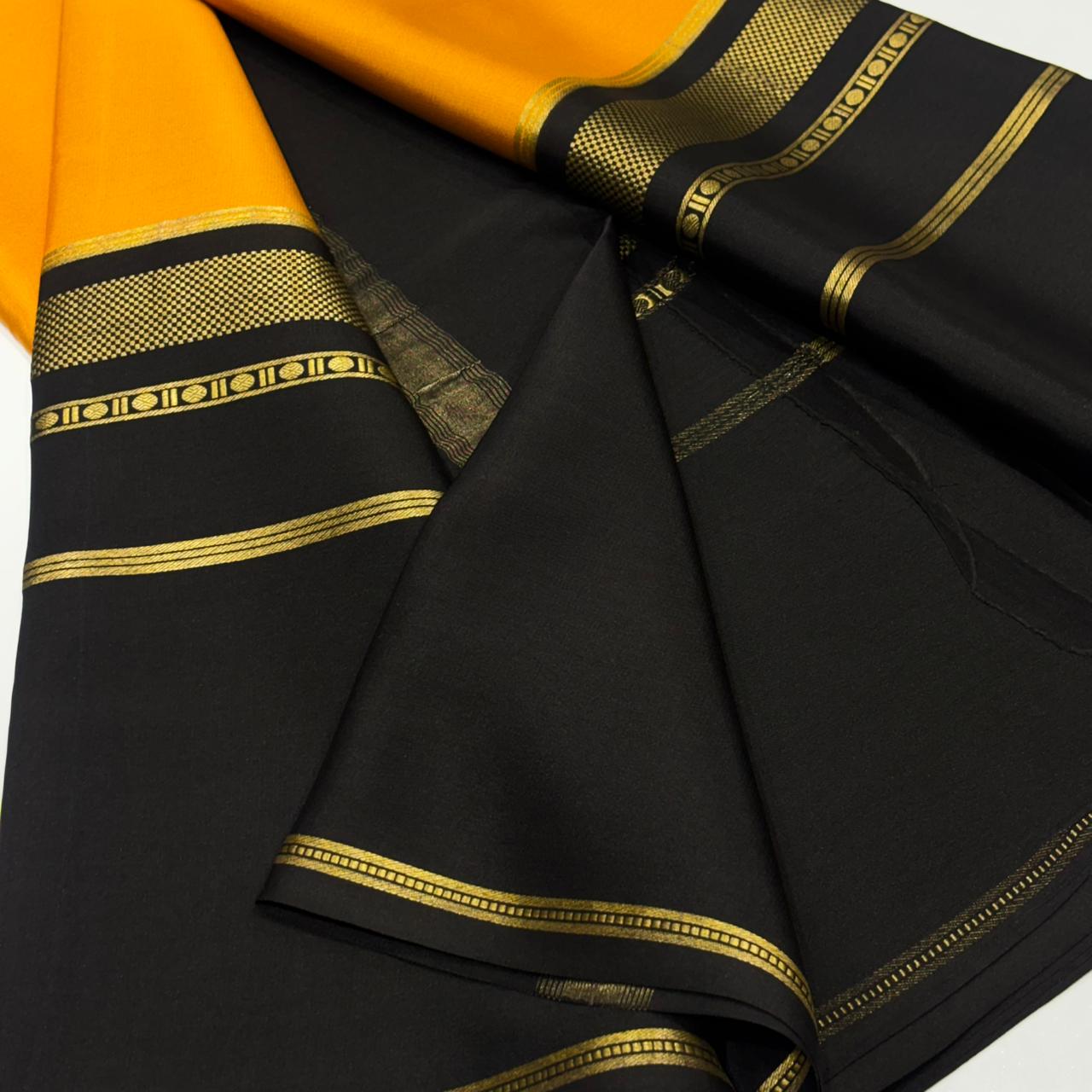 Pure Mysore Crepe Silk Saree