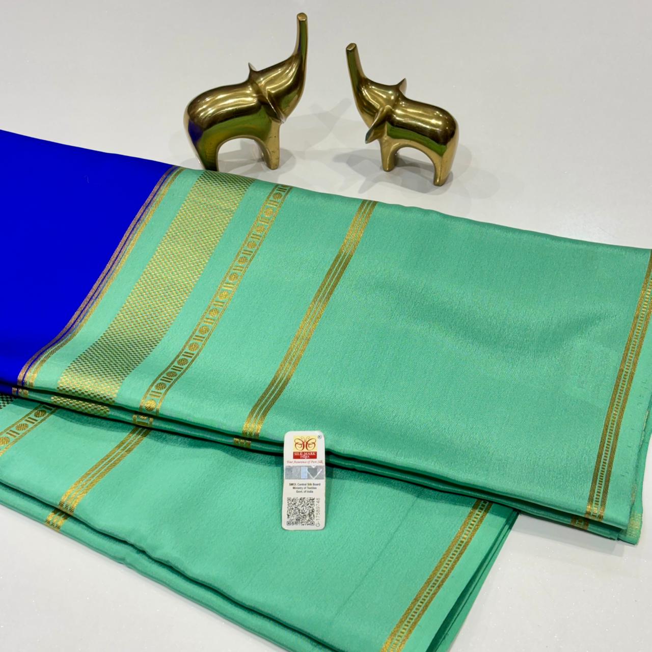 Pure Mysore Crepe Silk Saree