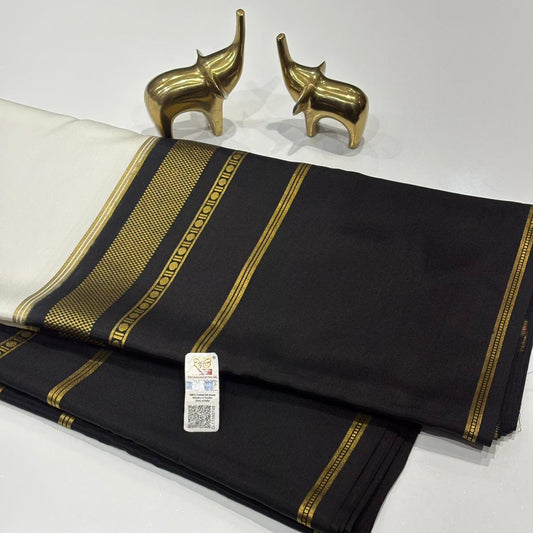 Pure Mysore Crepe Silk Saree
