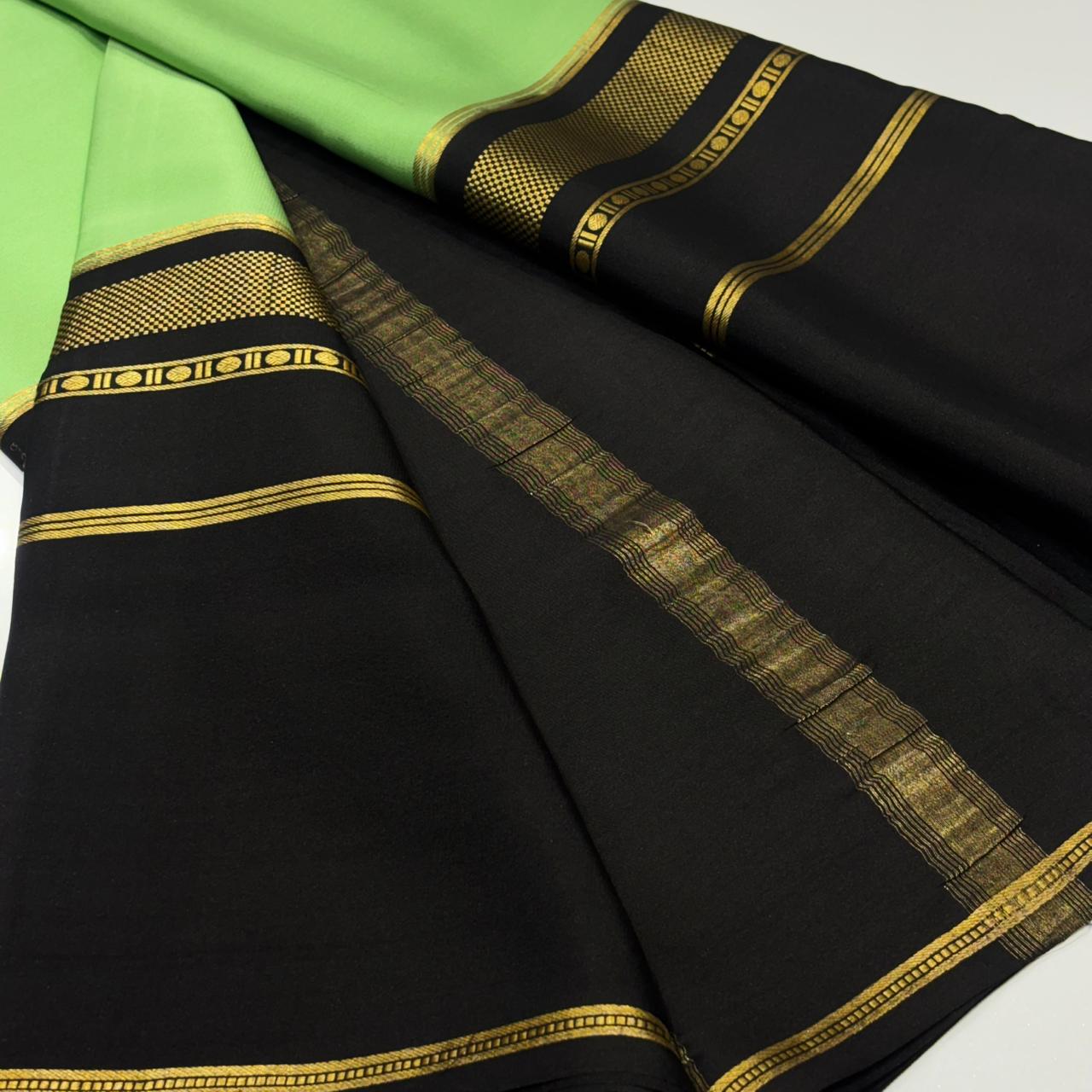 Pure Mysore Crepe Silk Saree