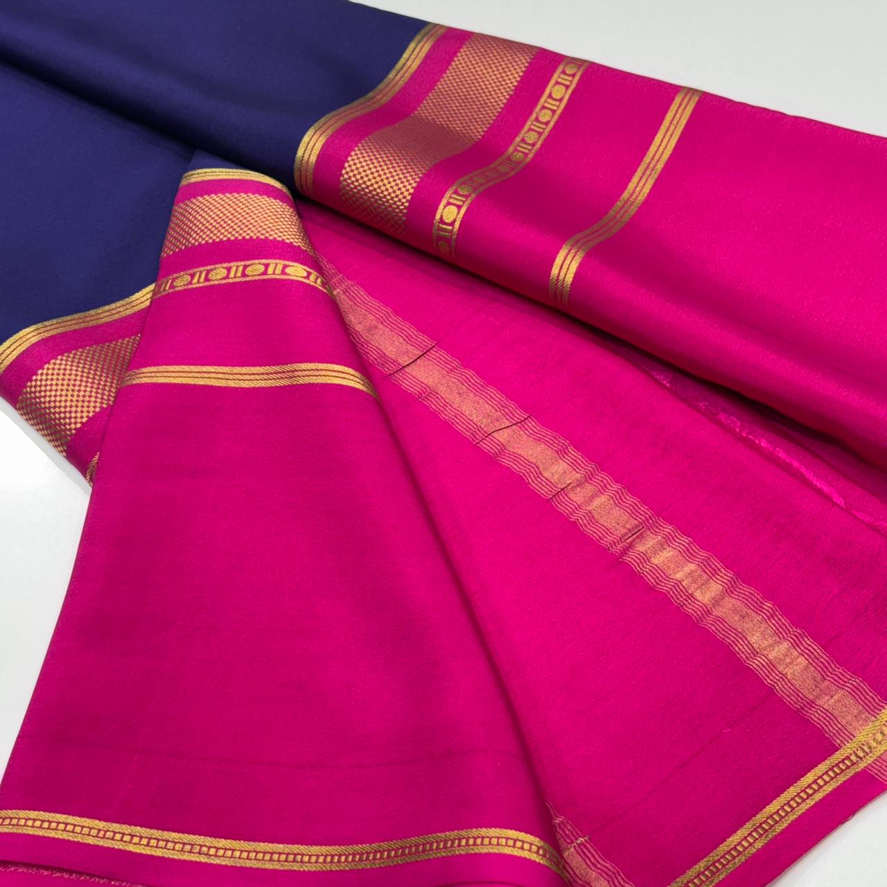 Pure Mysore Crepe Silk Saree