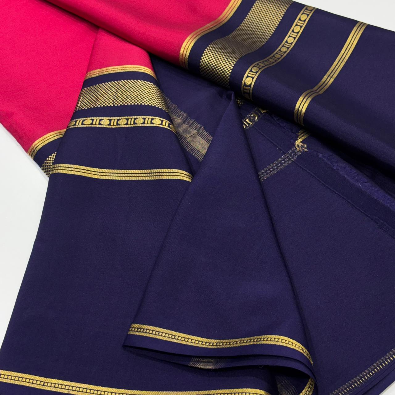 Pure Mysore Crepe Silk Saree