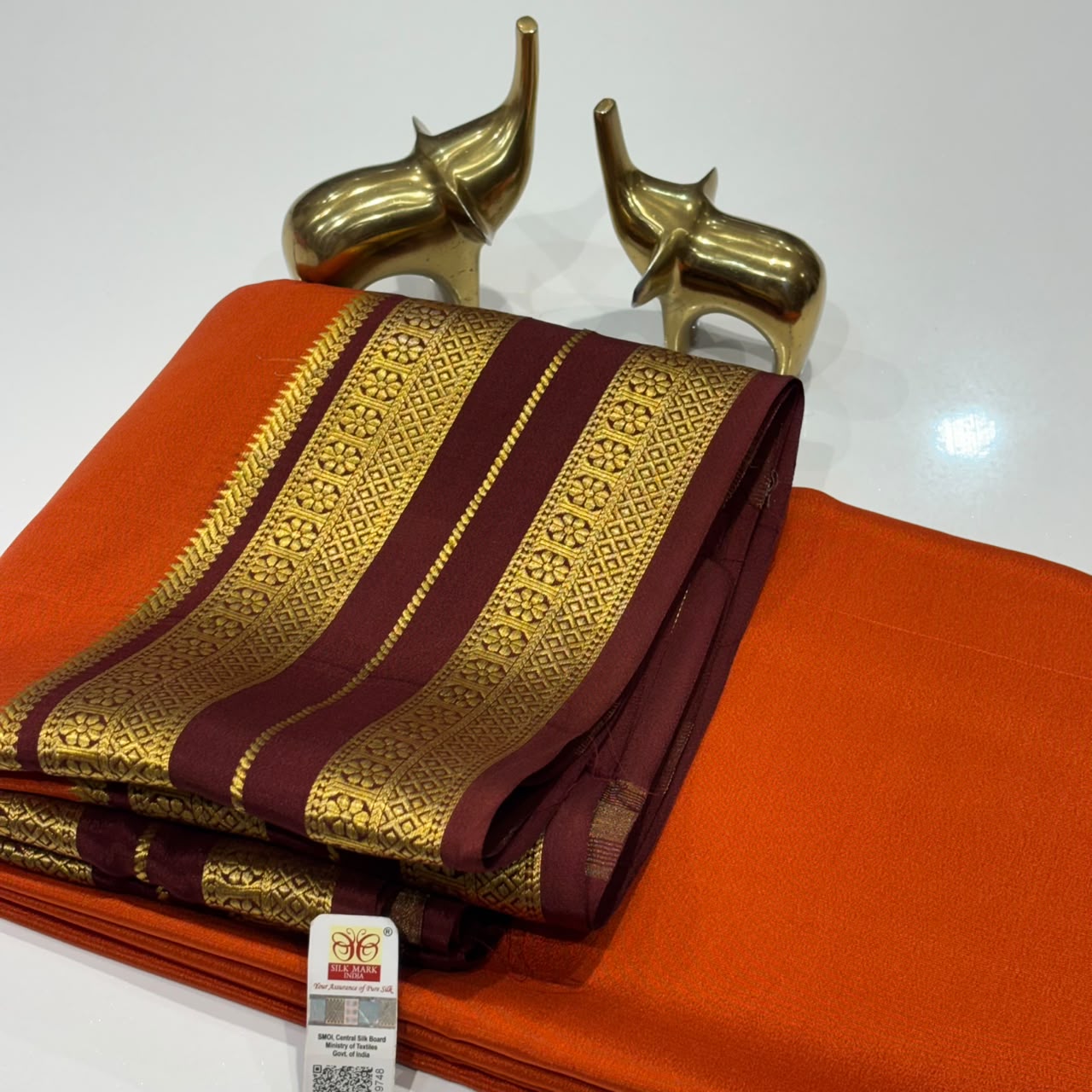Pure Mysore Crepe Silk Saree