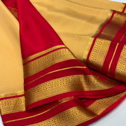 Pure Mysore Crepe Silk Saree