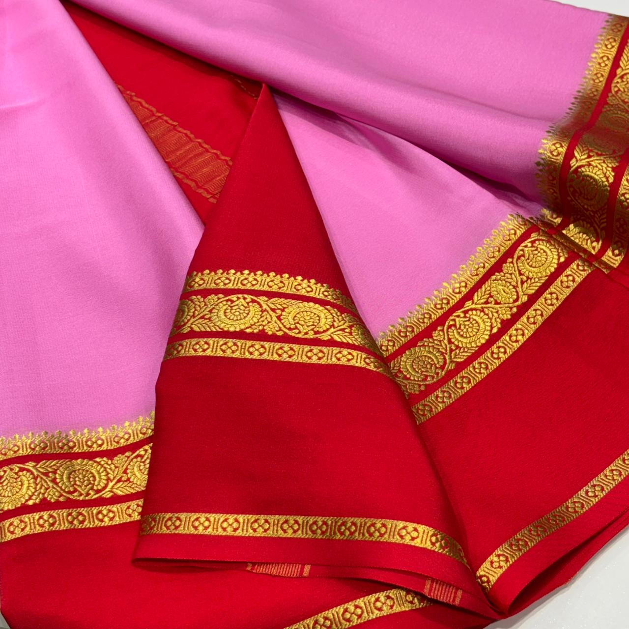 Pure Mysore Crepe Silk Saree