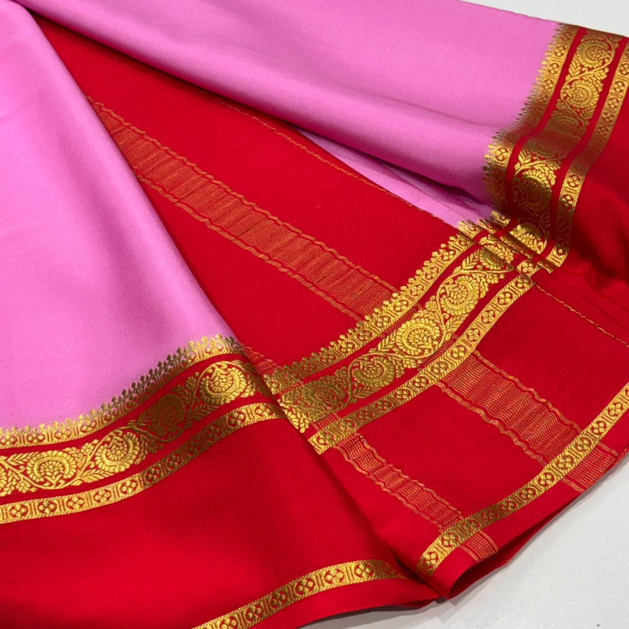 Pure Mysore Crepe Silk Saree