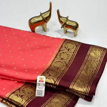Pure Mysore Crepe Silk Saree