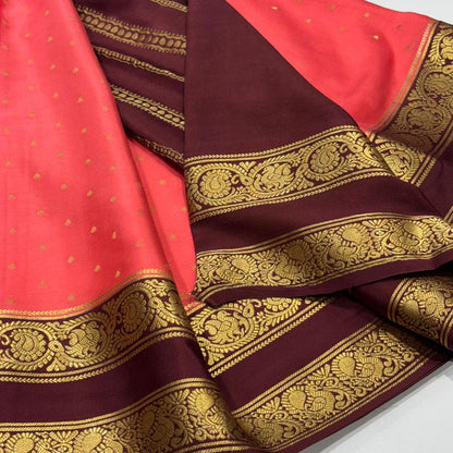 Pure Mysore Crepe Silk Saree