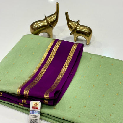 Pure Mysore Crepe Silk Saree
