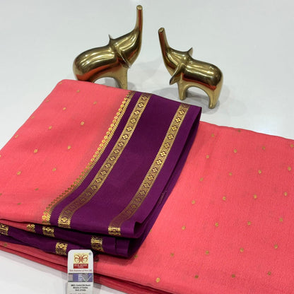 Pure Mysore Crepe Silk Saree