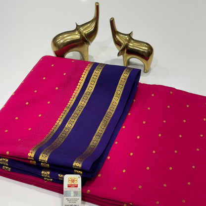 Pure Mysore Crepe Silk Saree