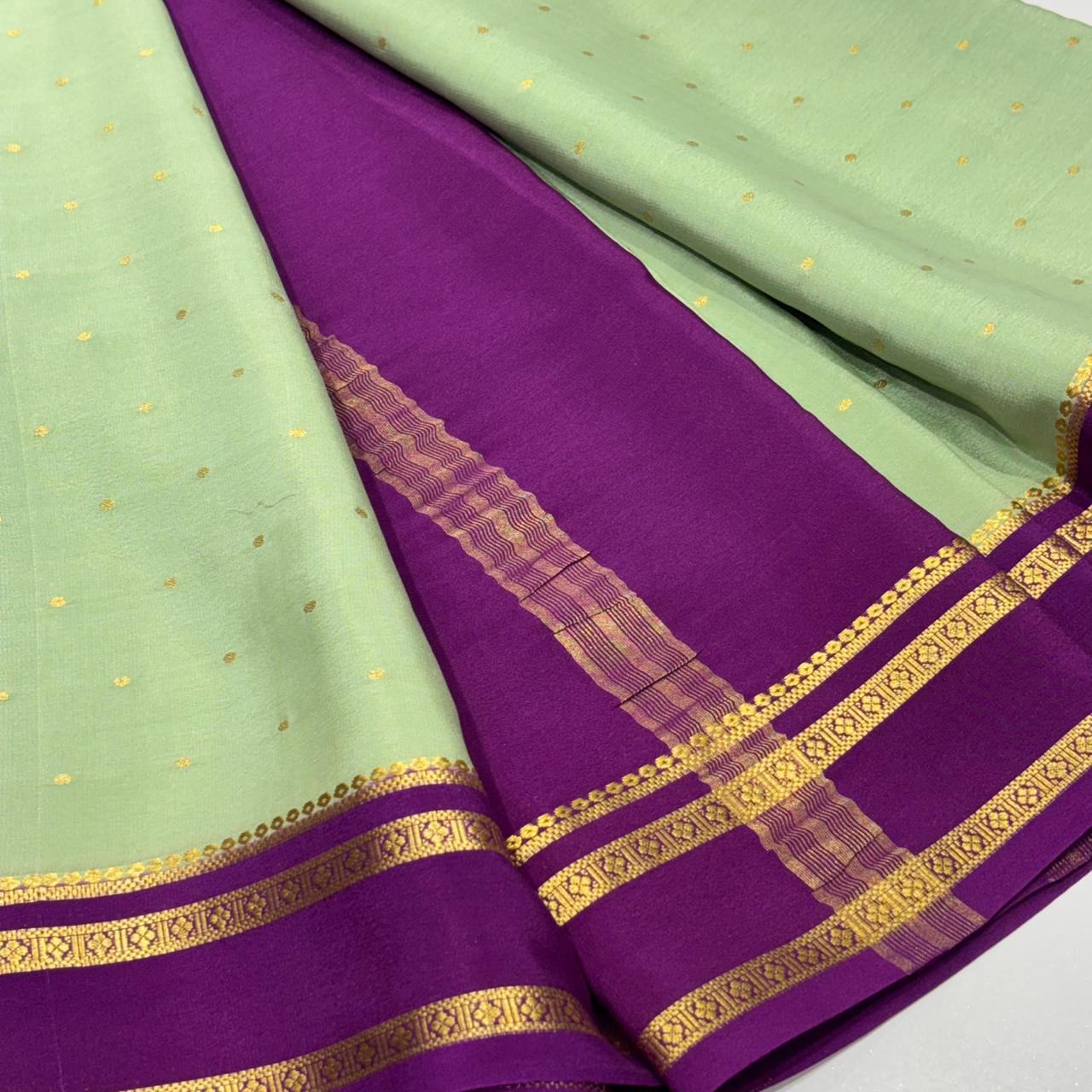Pure Mysore Crepe Silk Saree