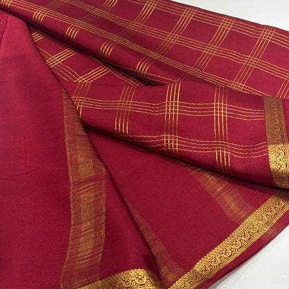 Pure Mysore Crepe Silk Saree