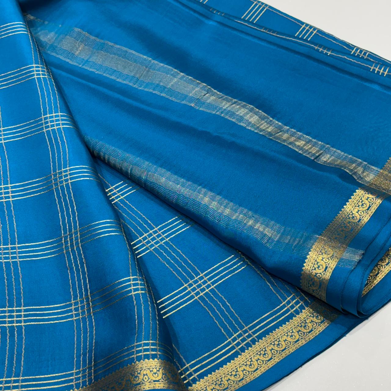 Pure Mysore Crepe Silk Saree