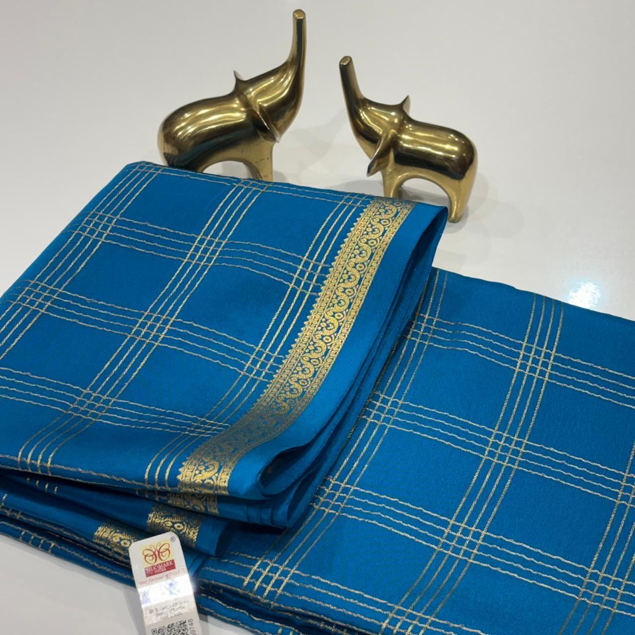 Pure Mysore Crepe Silk Saree
