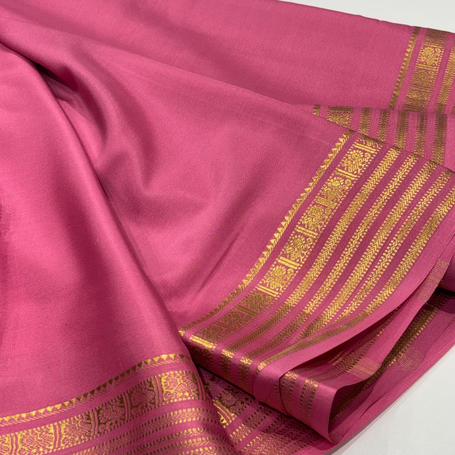 Pure Mysore Crepe Silk Saree
