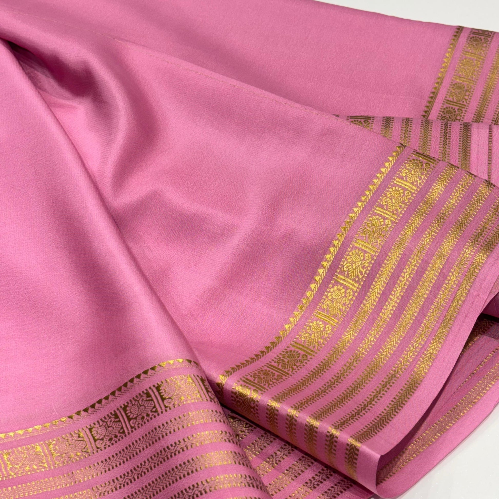 Pure Mysore Crepe Silk Saree