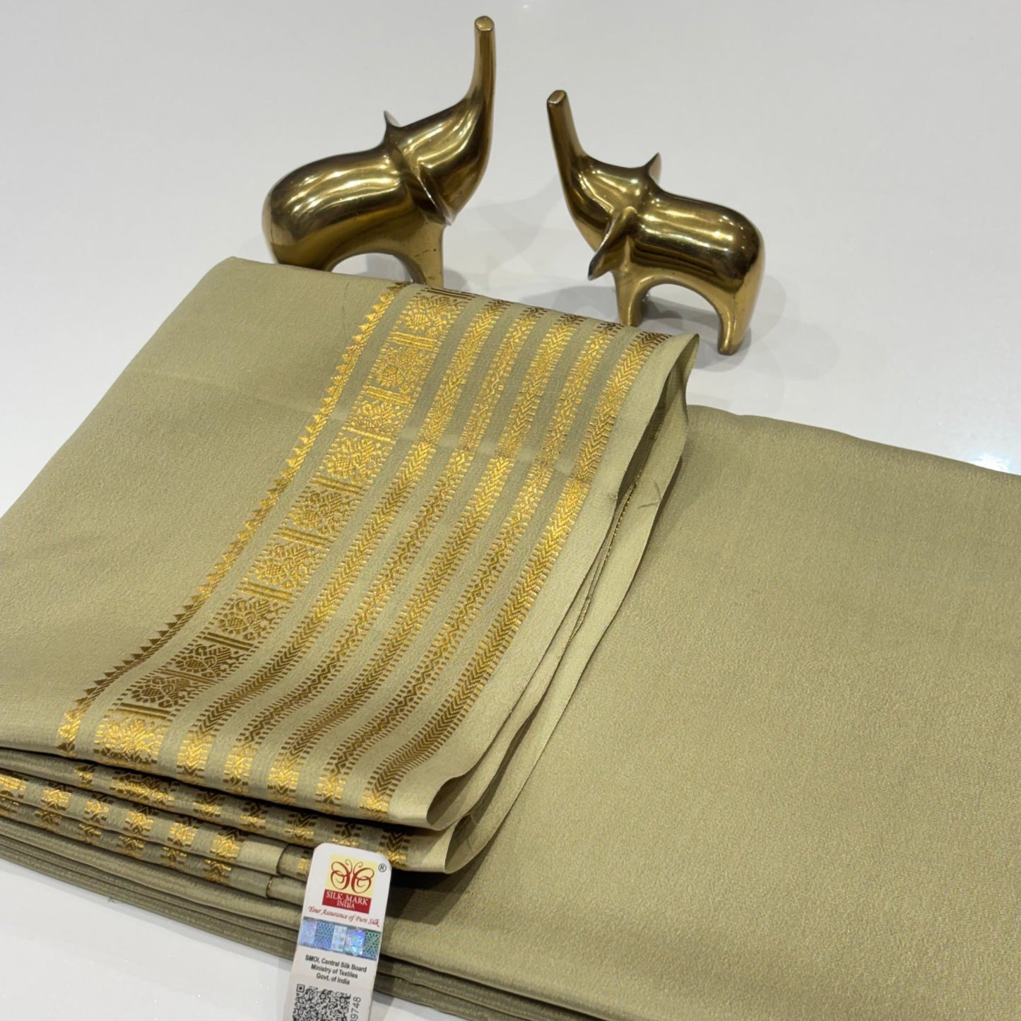 Pure Mysore Crepe Silk Saree