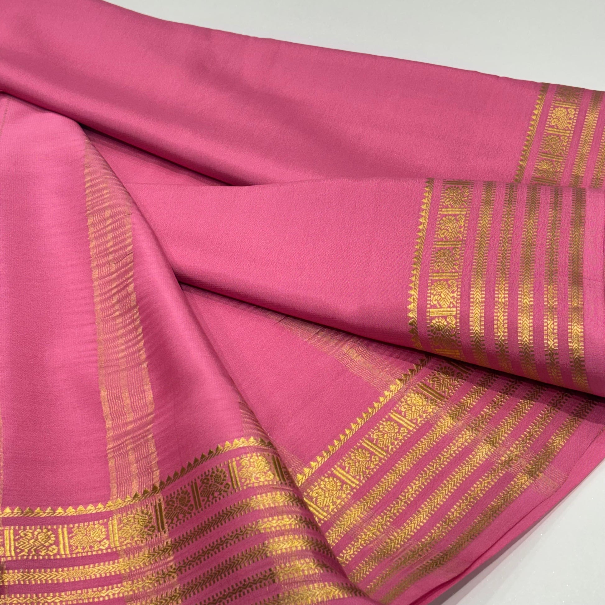 Pure Mysore Crepe Silk Saree