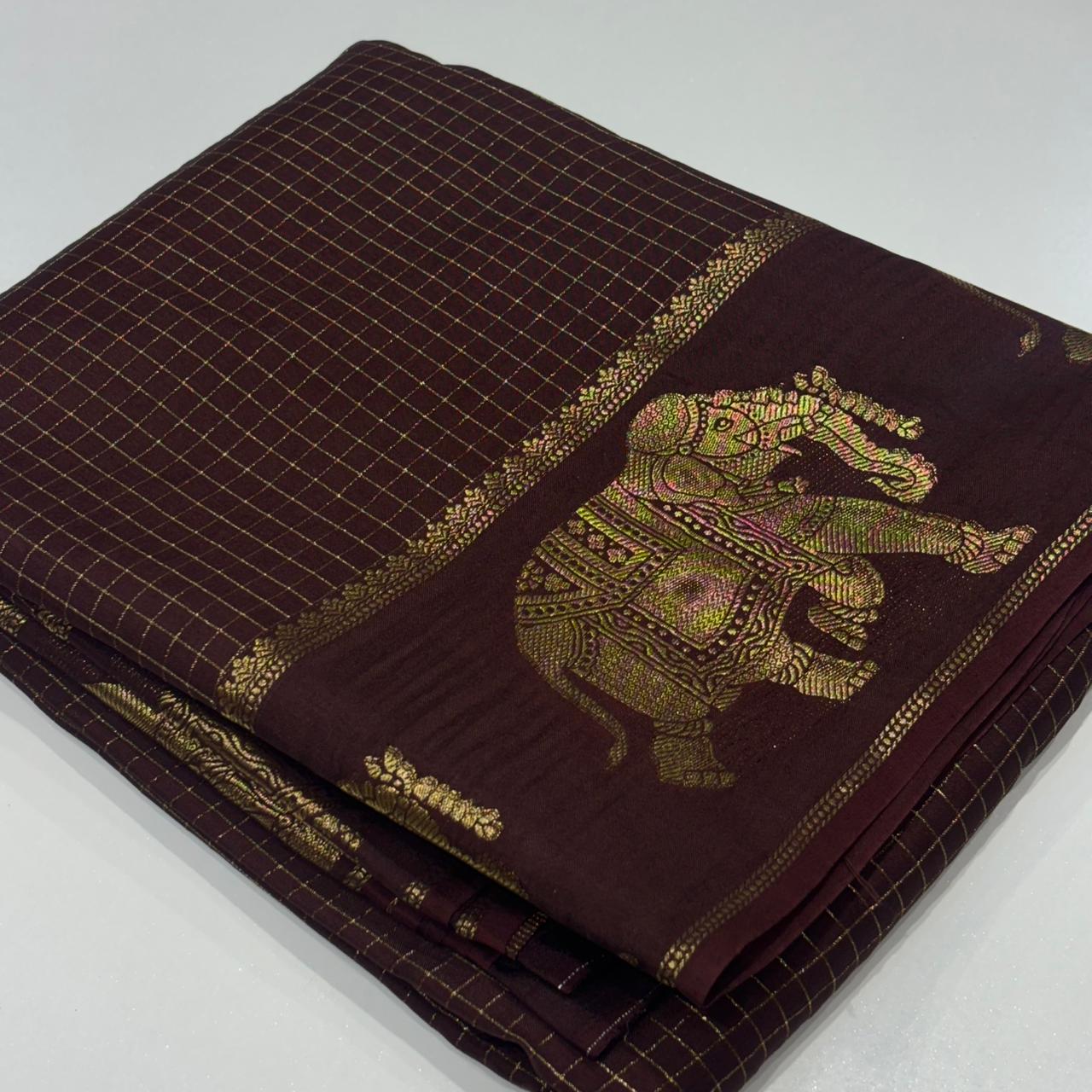 Mysore Crepe Saree