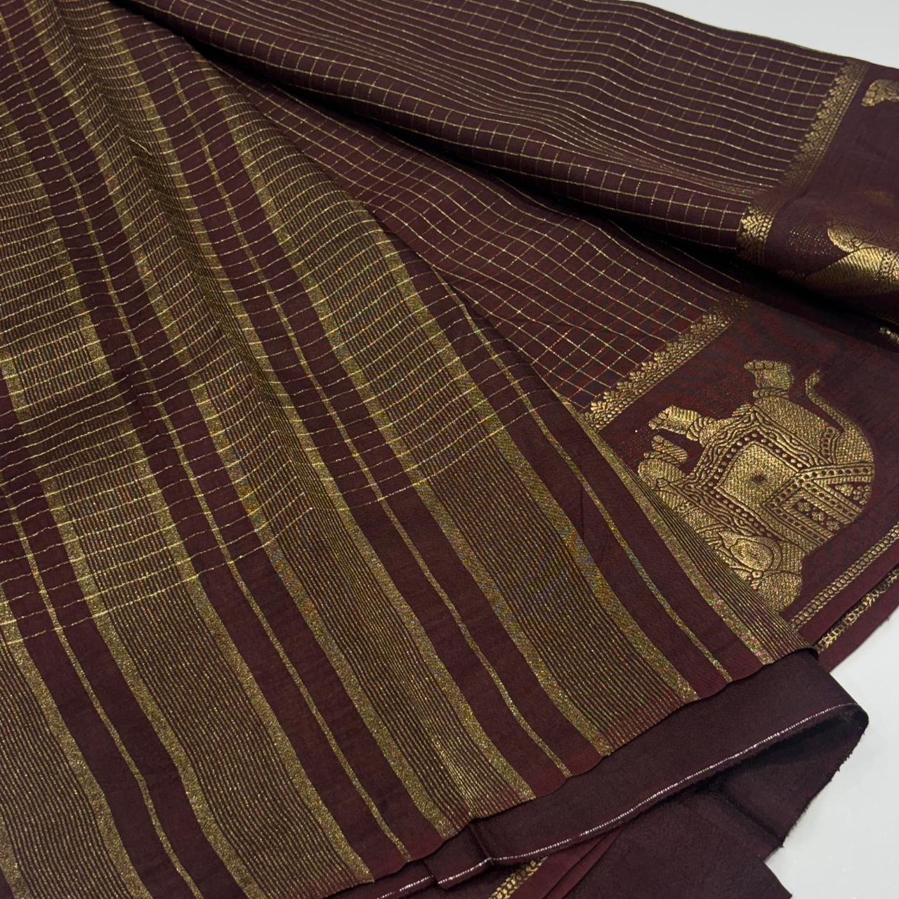Mysore Crepe Saree