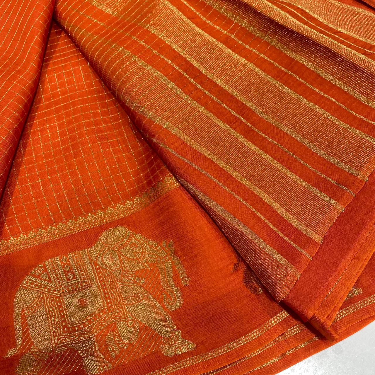 Mysore Crepe Saree