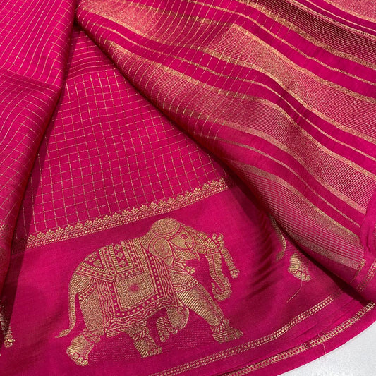 Mysore Crepe Saree