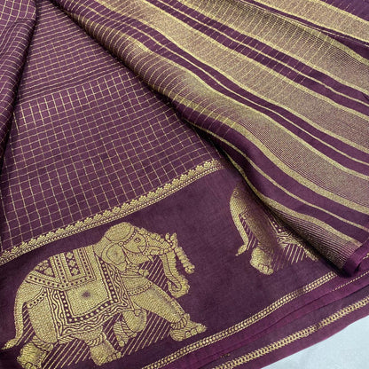 Mysore Crepe Saree