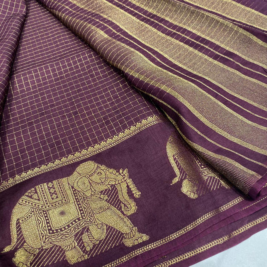 Mysore Crepe Saree