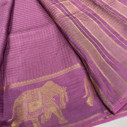 Mysore Crepe Saree