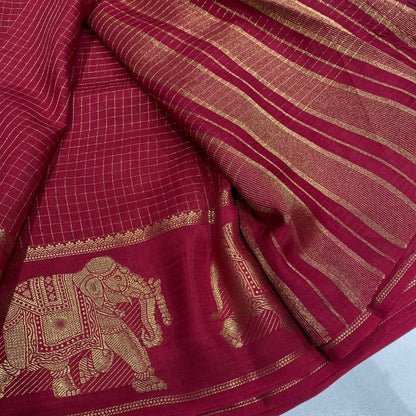 Mysore Crepe Saree