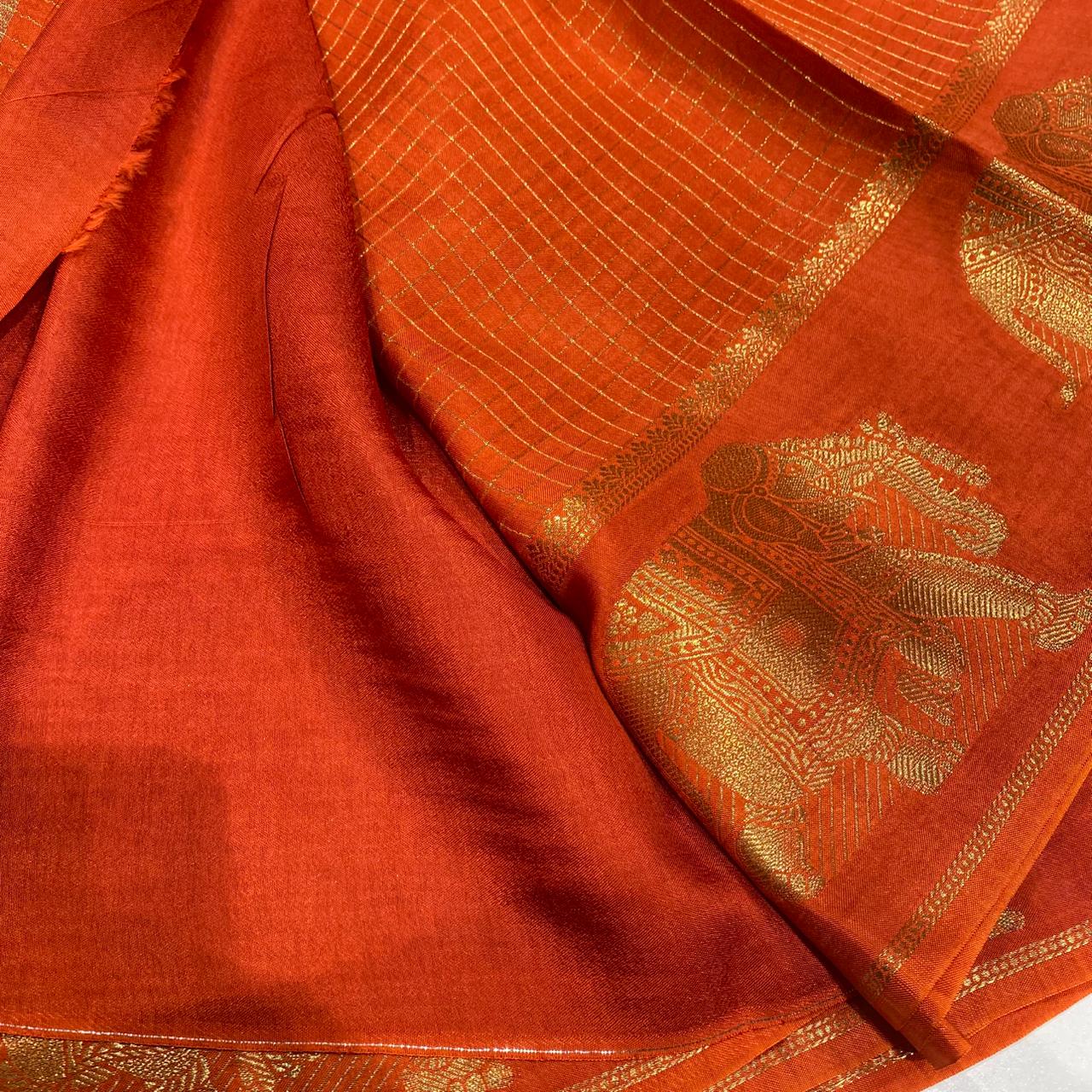 Mysore Crepe Saree